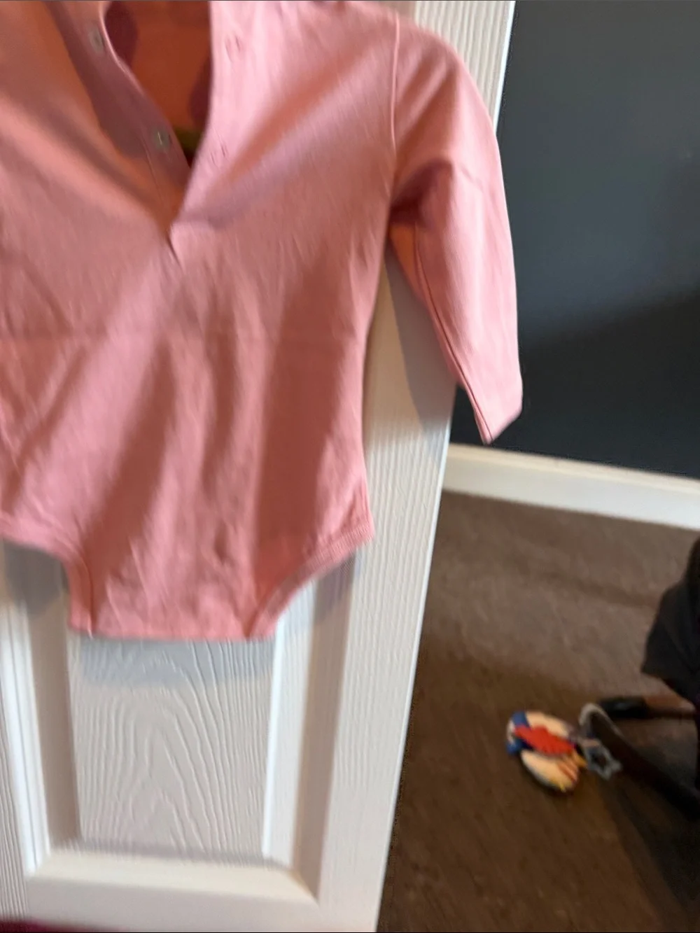 Ralph Lauren baby girl Pink Long-Sleeve Turtleneck One-Piece 3 months